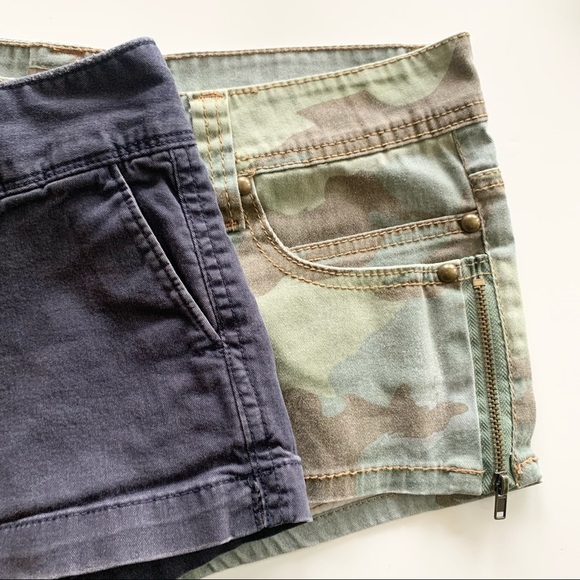 🌸AEO & VS🌸 2pc Women’s Shorts Sz 7J & 2 Camo Good Condition - Picture 7 of 10